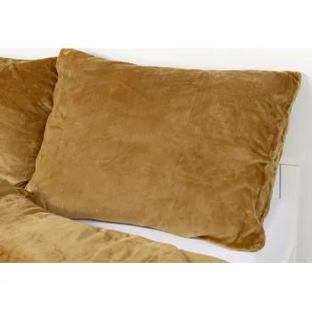 Povlečení Dreamy Linens Povlečení mikroplyšové, karamelové