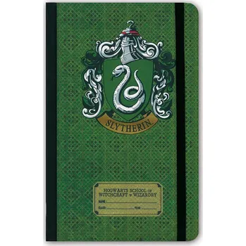 Poznámkový blok Harry Potter: Logo Zmijozelu (13 x 21 cm)