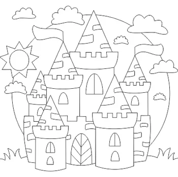 Pískohraní s.r.o. Šablona Hrad Velikost: 470 x 470 mm