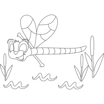 Pískohraní s.r.o. Šablona Vážka Velikost: 420 x 594 mm