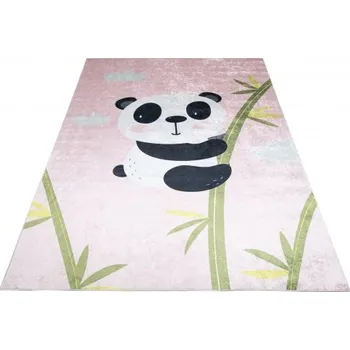 Koberec Makro Abra Dětský kusový koberec vhodný k praní BAMBINO 40690 Medvídek Koala růžový Rozměr: 120x170 cm