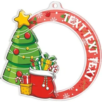 Poháry Bauer Akrylátová medaile MDAVA07 | Vánoce