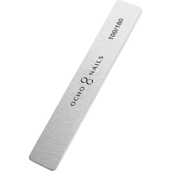 Ocho Nails široký rovný pilník 100/180 10 ks.