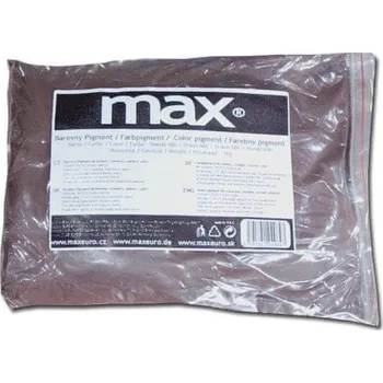 Přísada a plastifikátor Max Práškový pigment do betonu 1 kg hnědý