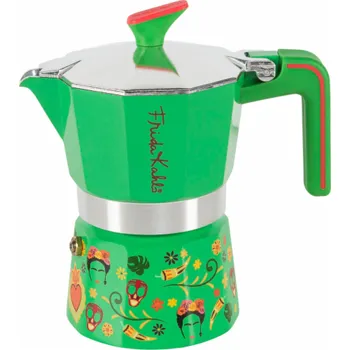 Moka konvice Pedrini 3TZ FRIDA KAHLO, grün