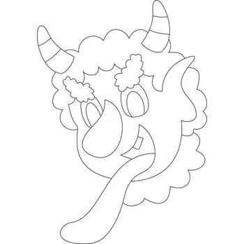 Pískohraní s.r.o. Šablona Čert Velikost: 420 x 594 mm