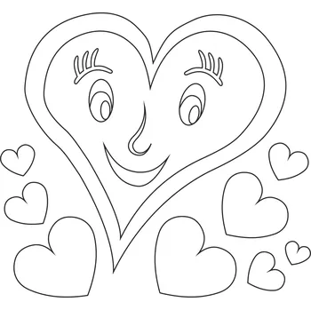 Pískohraní s.r.o. Šablona Usměvavé srdíčko Velikost: 470 x 470 mm