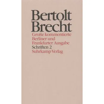 Schriften, 2 Bde.. Tl.2 - Brecht, Bertolt