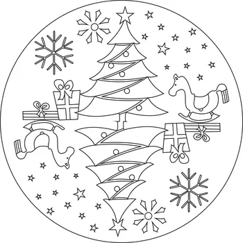 Pískohraní s.r.o. Šablona Mandala 0424 Velikost: 210 x 210 mm