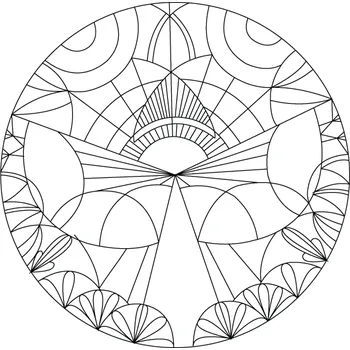 Pískohraní s.r.o. Šablona Mandala 0419 Velikost: 300 x 300 mm