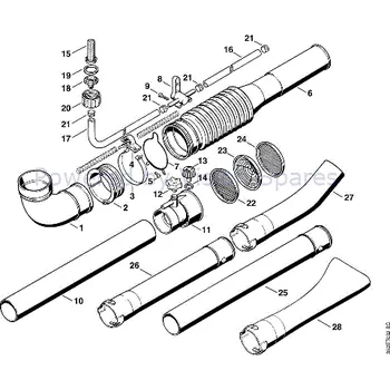 Postřikovač Stihl Mřížka pro postřikovače Stihl SR320 SR340 SR400 SR420 kuželový tvar - 4203 708 6700