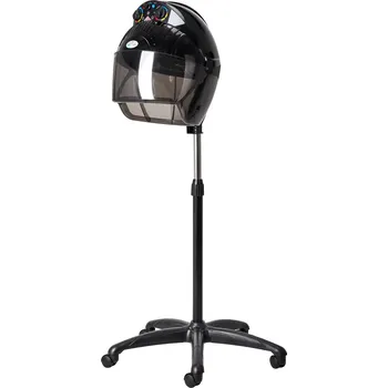 Kadeřnické křeslo Gabbiano Centurion LVI-203S třírychlostní iontový stojanový vysoušeč černý