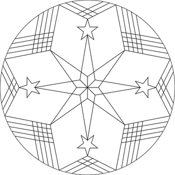 Pískohraní s.r.o. Šablona Mandala 0433 Velikost: 148 x 148 mm