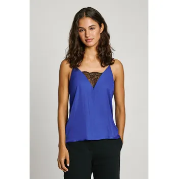 Dámské tričko Pepe Jeans Dámská košile ADELINE Barva: modrá, Velikost: S