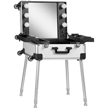 Kufrový přenosný stojan T-27 stříbrný