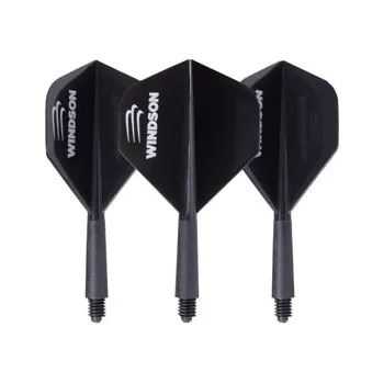 Příslušenství pro šipky WINDSON LETKY ASTIX - BLACK - M