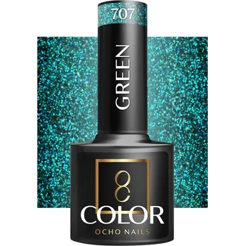 Přípravek na nehty OCHO NAILS Hybridní lak zelený 707 -5 g