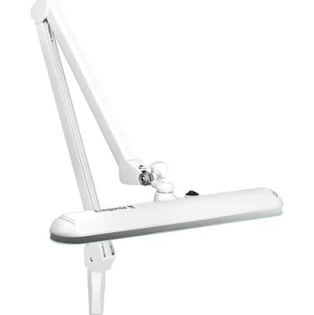 Stojací lampa Elegante 801-s led dílenská lampa s úchytem pro svěrák standardní bílá