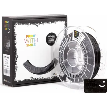 3D tisk Print With Smile Print WS Flex TPU 96A Black 1,75 mm, 0,5 kg