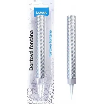 Party dekorace Dortová fontána stříbrná