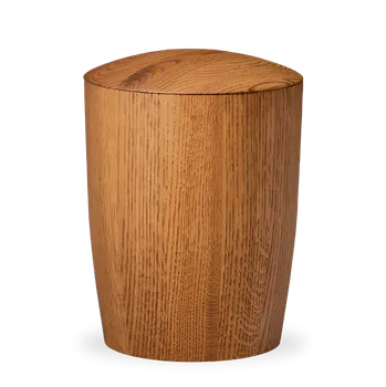 Smuteční dekorace Dřevěná urna Natur