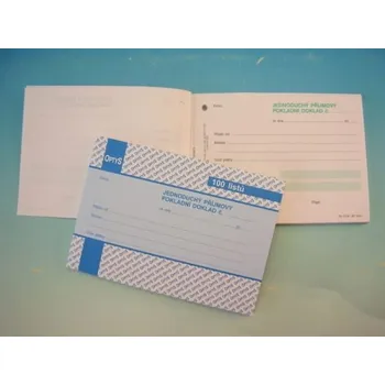 Tiskopis Doklad příjmový jednoduchý A6 100 l. /OP1067/