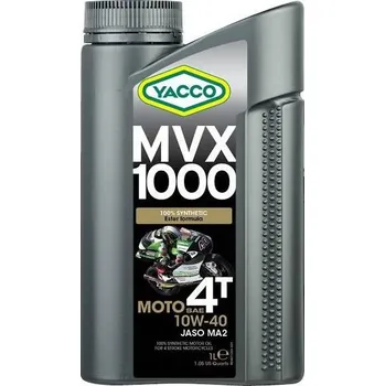 Motorový olej Motorový olej YACCO MVX 1000 4T 10W40, YACCO (1 l)