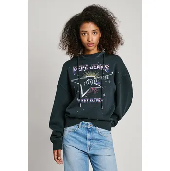 Dámská mikina Pepe Jeans Dámská mikina LILIAN Barva: černá, Velikost: XS