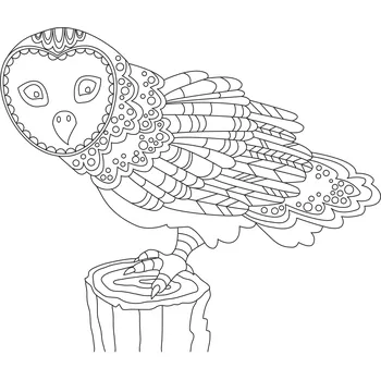 Pískohraní s.r.o. Šablona Sova Velikost: 210 x 297 mm