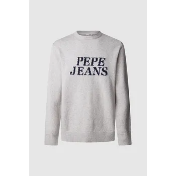 Pánský svetr Pepe Jeans Pánský svetr LUKA Barva: šedá, Velikost: XL