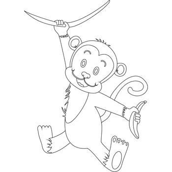 Pískohraní s.r.o. Šablona Opička Velikost: 420 x 594 mm