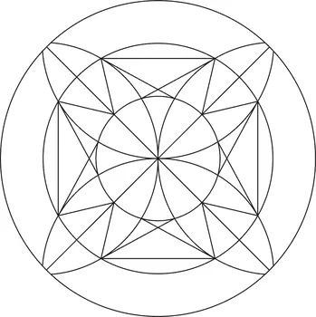 Pískohraní s.r.o. Šablona Mandala 0520 Velikost: 148 x 148 mm