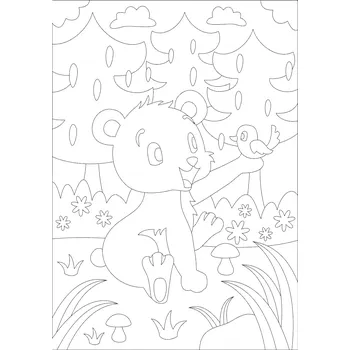 Pískohraní s.r.o. Šablona Medvídek Velikost: 420 x 594 mm