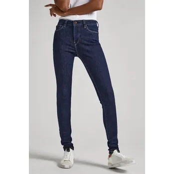 Pepe Jeans Dámské džíny SKINNY JEANS HW Barva: denim (odpovídá obrázku), Velikost: W31 L32