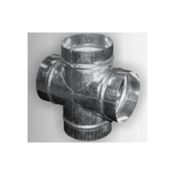 Vodovodní potrubí Tvarovky pro připojení horkovzdušných rozvodů - X kus 4x 125 mm