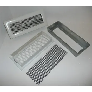 Větrací mřížka mřížky- krbová mřížka komaxit - bílá 100x240