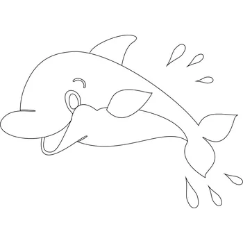 Pískohraní s.r.o. Šablona Delfínek Velikost: 420 x 594 mm