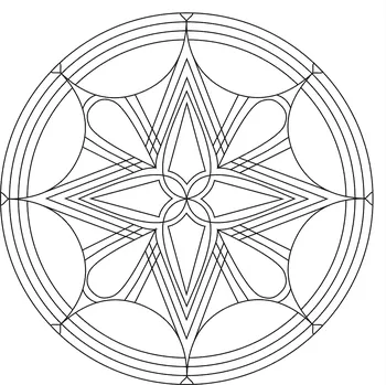 Pískohraní s.r.o. Šablona Mandala 0514 Velikost: 148 x 148 mm