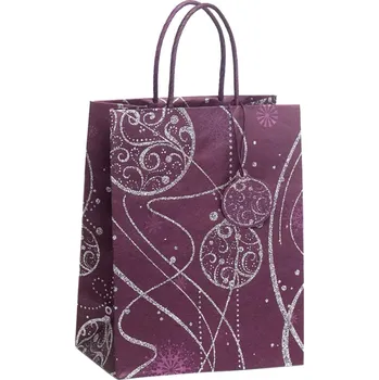 Dárková taška Taška dárková vánoční 18x23cm papírová DeLuxe Eco Friendly | 603303