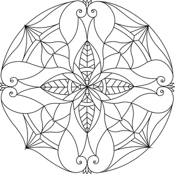 Pískohraní s.r.o. Šablona Mandala 0108 Velikost: 470 x 470 mm