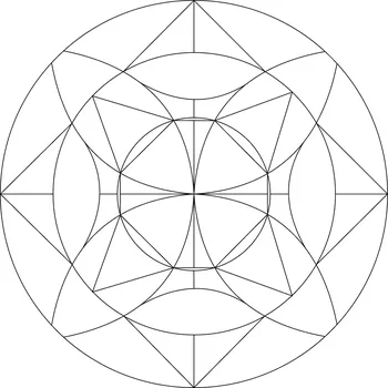 Pískohraní s.r.o. Šablona Mandala 0510 Velikost: 420 x 420 mm