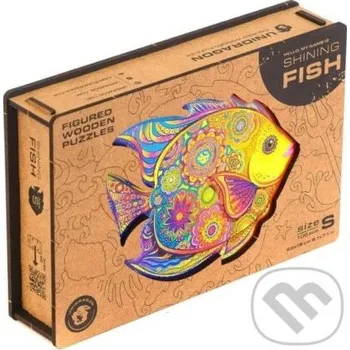 Dětské zboží UNIDRAGON dřevěné puzzle - Ryba, velikost S - Unidragon Unidragon