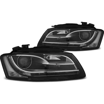 Přední světlomet TUNING-TEC Přední světla Audi A5 07-11 H7 černá DAYLIGHT