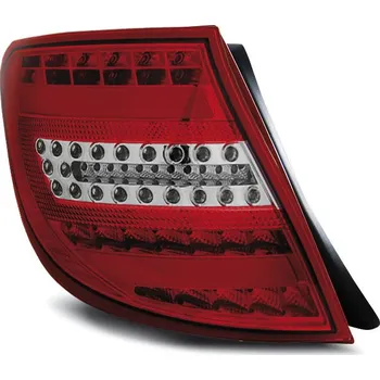 Zadní světlomet TUNING-TEC Zadní světla Mercedes Benz W204 Combi 07-10 - červený/krystal LED BAR