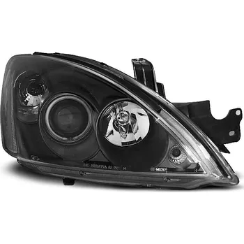 Přední světlomet TUNING-TEC Přední světla Mitsubishi Lancer 7 04-07 Angel Eyes CCFL - černé