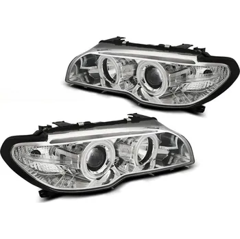 Přední světlomet TUNING-TEC Přední světla BMW E46 Coupe Cabrio 03-06 Angel Eyes CCFL - chrom