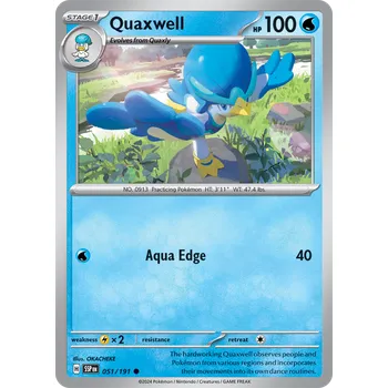 Sběratelská karetní hra Quaxwell 051/191 - Surging Sparks Typ karty: Non-Holo