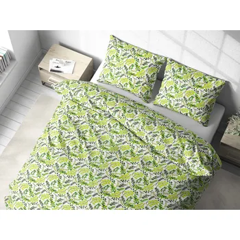 Povlečení Dreamy Linens Povlečení bavlněné, Malované listy