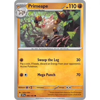 Karetní hra Primeape 099/191 - Surging Sparks Typ karty: Non-Holo