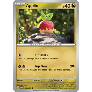 Karetní hra Applin 138/191 - Surging Sparks Typ karty: Non-Holo